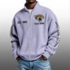 Jaguars EST 1993 Quarter Zip Waffle Sweatshirt
