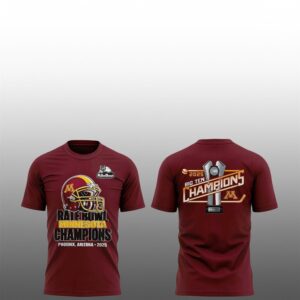 1 Minnesota Golden Gophers Rate Bowl 2025 Big Ten Champions Shirt
