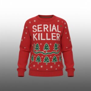 Hillary Clinton Serial Killer Christmas Ugly Sweater 1
