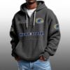 Kent State EST 1920 Half Quarter Zip Waffle Hoodie 4