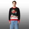 Kevin Jonas Meowy Christmas Sleigh Light Up Ugly Christmas Sweater 2
