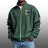 LA Rams EST 1937 Quarter Zip Waffe Sweatshirt 2