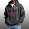 Liberty Flames EST 1973 Half Quarter Zip Waffle Hoodie 4