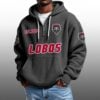 Lobos EST 1894 Half Quarter Zip Waffle Hoodie 9 Lobos EST 1894 Half Quarter Zip Waffle Hoodie