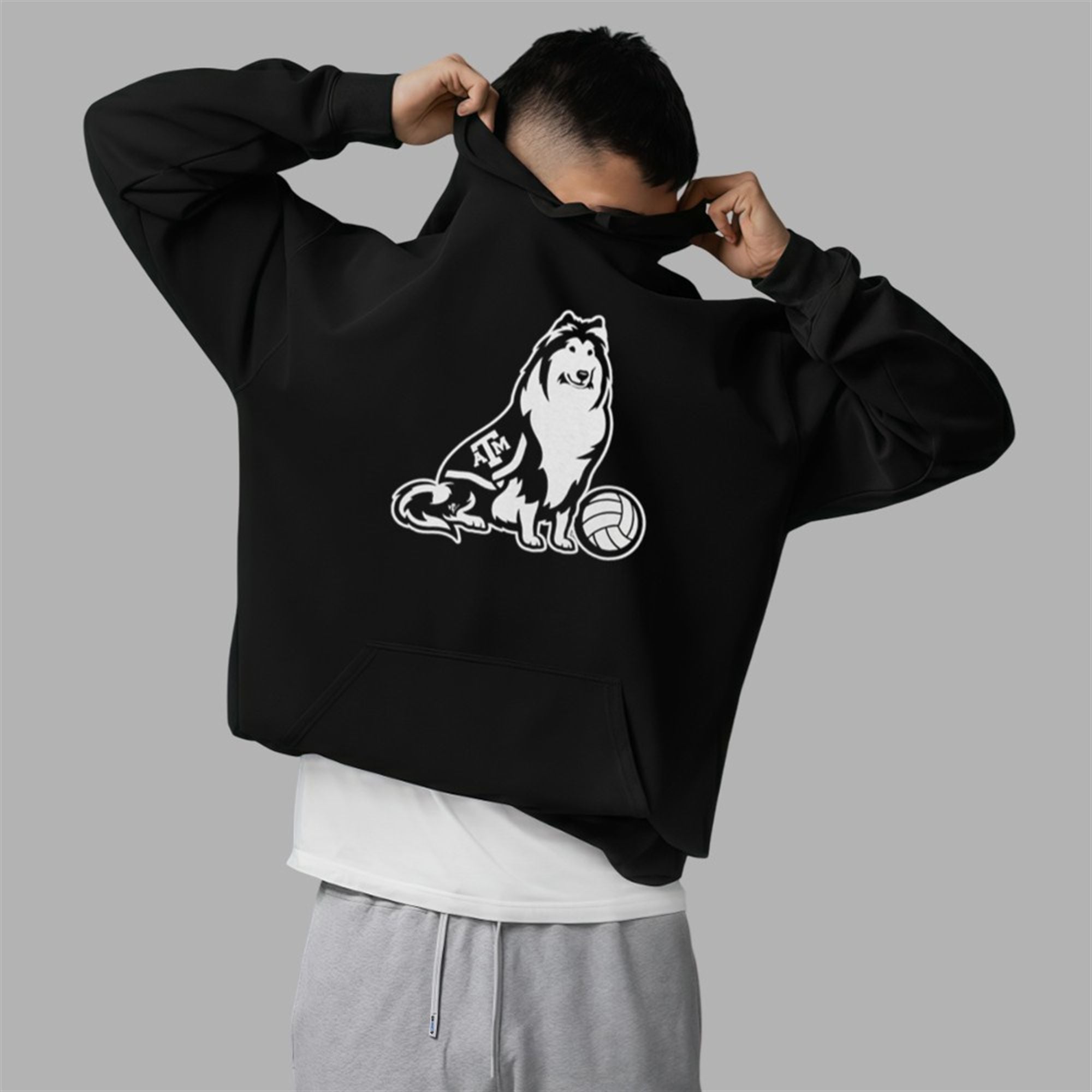 Logan Lednicky Texas A&M Aggie Reveille Collie Shirt 5 Logan Lednicky Texas AM Aggie Reveille Collie Shirt 2 5