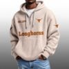Longhorns EST 1893 Half Quarter Zip Waffle Hoodie 1