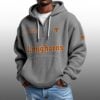 Longhorns EST 1893 Half Quarter Zip Waffle Hoodie 2