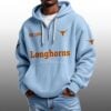 Longhorns EST 1893 Half Quarter Zip Waffle Hoodie 4