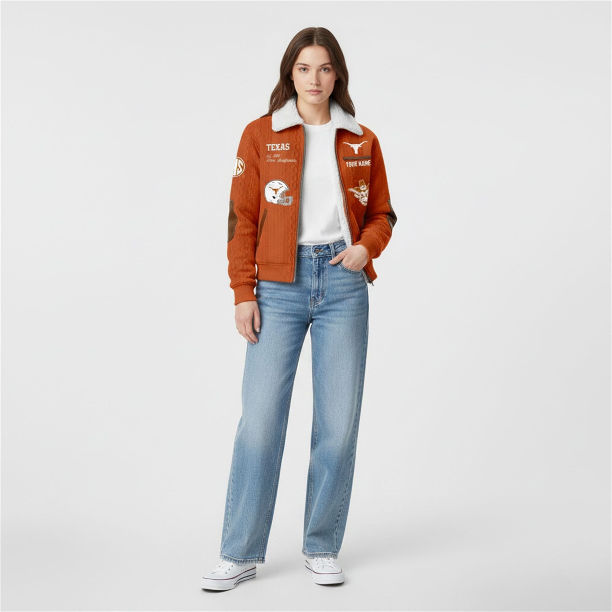 Longhorns Est 1893 Winter Fleece Jacket 7 Longhorns Est 1893 Winter Fleece Jacket 7