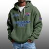 Louisiana Tech EST 1901 Half Quarter Zip Waffle Hoodie 3