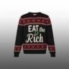 Luigi Mangione Eat The Rich Ugly Sweater 1