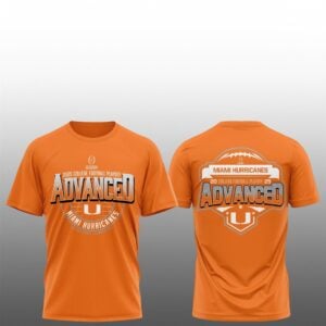 1 Miami Hurricanes 2025 College Football Playoff Advanced Shirt