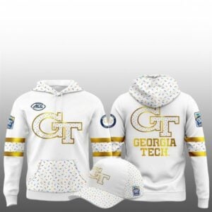 Georgia Tech Yellow Jackets Frosted x Sprinkled 2025 Pop Tarts Bowl Hoodie 1 1