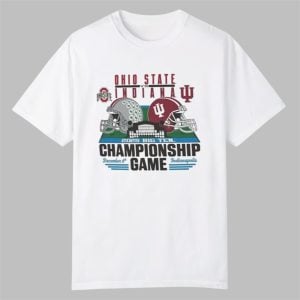 Buckeyes Vs Hoosiers 2025 Big Ten Championship Game Helmet December 6th Indianapolis Shirt 0 0