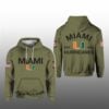 Miami Hurricanes Military Appreciation 2025 Hoodie 1 1