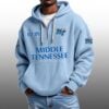 Middle Tennessee EST 1911 Half Quarter Zip Waffle Hoodie 1