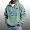 Middle Tennessee EST 1911 Half Quarter Zip Waffle Hoodie 3