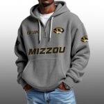 Missouri EST 1890 Half Quarter Zip Waffle Hoodie