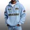 Missouri EST 1890 Half Quarter Zip Waffle Hoodie 4