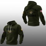 Mizzou Tigers National Military Appreciation 2025 Waffle Hoodie