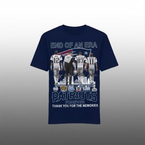 End Of An Era Patriots Forever Thank You For The Memories Shirt 1