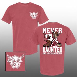 2025 Indiana Hoosiers Never Daunted Big 10 Champions Shirt 1