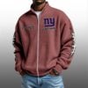 NY Giants EST 1925 Quarter Zip Waffle Sweatshirt 8 NY Giants EST 1925 Quarter Zip Waffe Sweatshirt 4