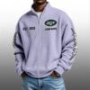 NY Jets EST 1959 Quarter Zip Waffle Sweatshirt