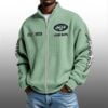 NY Jets EST 1959 Quarter Zip Waffe Sweatshirt