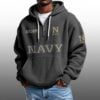 Navy EST 1879 Half Quarter Zip Waffle Hoodie 8 Navy EST 1879 Half Quarter Zip Waffle Hoodie 4