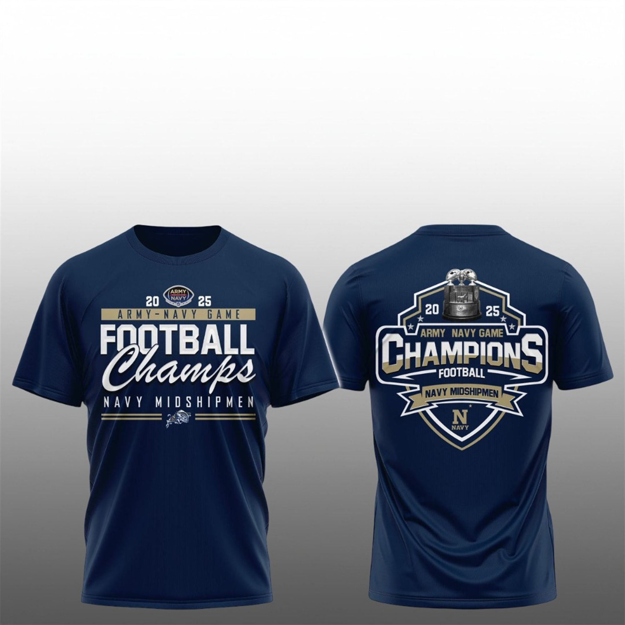 Navy Midshipmen Back to Back CIC Trophy Champions 2025 Shirt 1 Navy Midshipmen Back to Back CIC Trophy Champions 2025 Shirt 0