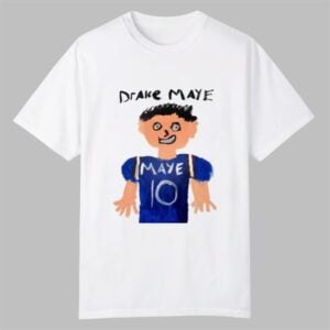 Drake Maye Painting White Shirt 0 0
