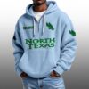 North Texas EST 1913 Half Quarter Zip Waffle Hoodie 4