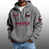 Northern Illinois Huskies EST 1899 Half Quarter Zip Waffle Hoodie 1
