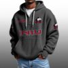 Northern Illinois Huskies EST 1899 Half Quarter Zip Waffle Hoodie 4