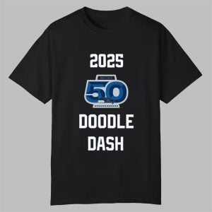 Seattle Seahawks 2025 Doodle Dash Shirt 0 0