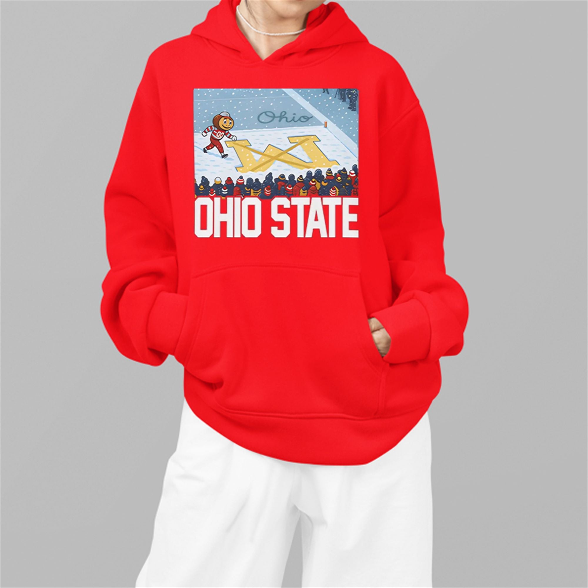 Ohio Vs Michigan Rivalry Script Ohio On Big M Shirt 4 Ohio Vs Michigan Rivalry Script Ohio On Big M Shirt 5 7