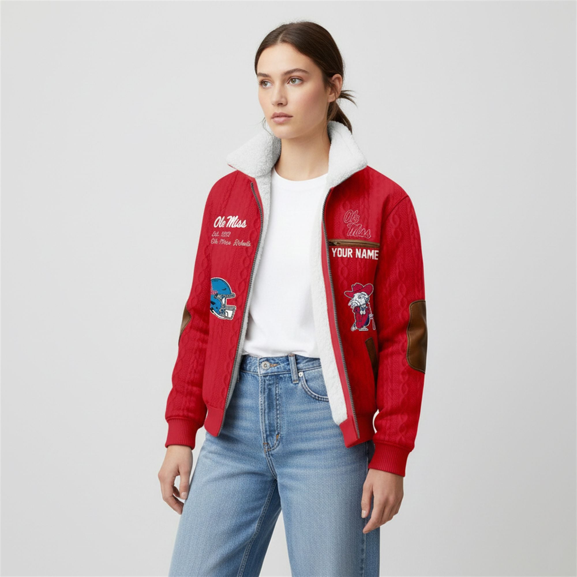 Ole Miss Est 1893 Winter Fleece Jacket 9