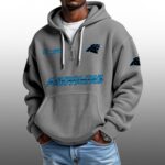 Panthers EST 1993 Half Quarter Zip Waffle Hoodie