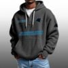 Panthers EST 1993 Half Quarter Zip Waffle Hoodie