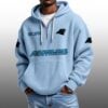 Panthers EST 1993 Half Quarter Zip Waffle Hoodie 3