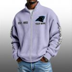 Panthers EST 1993 Quarter Zip Waffle Sweatshirt