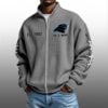 Panthers EST 1993 Quarter Zip Waffle Sweatshirt 8 Panthers EST 1993 Quarter Zip Waffe Sweatshirt 4