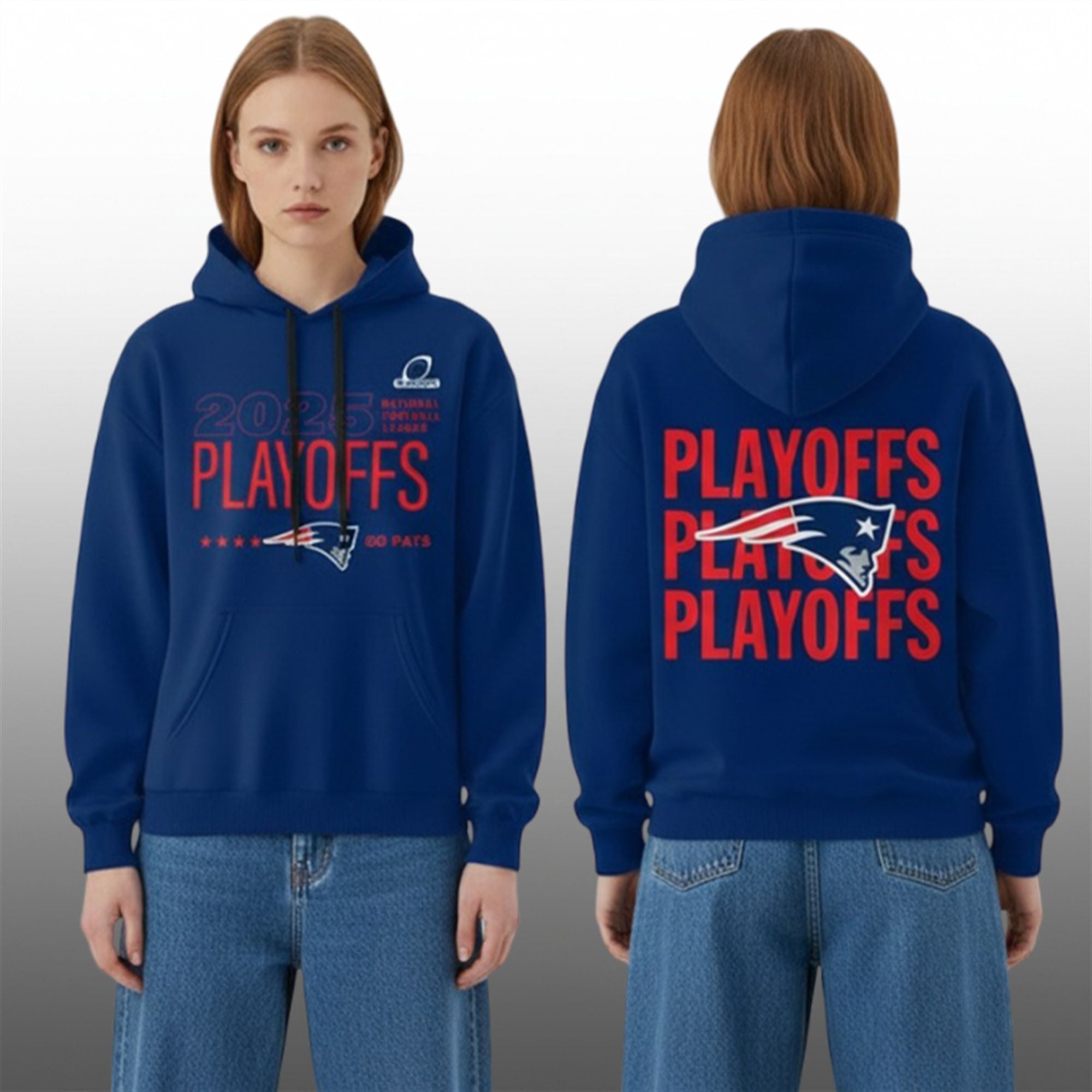 Patriots Playoff 2025 Postseason Go Pats Hoodie 2 Patriots Playoff 2025 Postseason Go Pats Hoodie 2