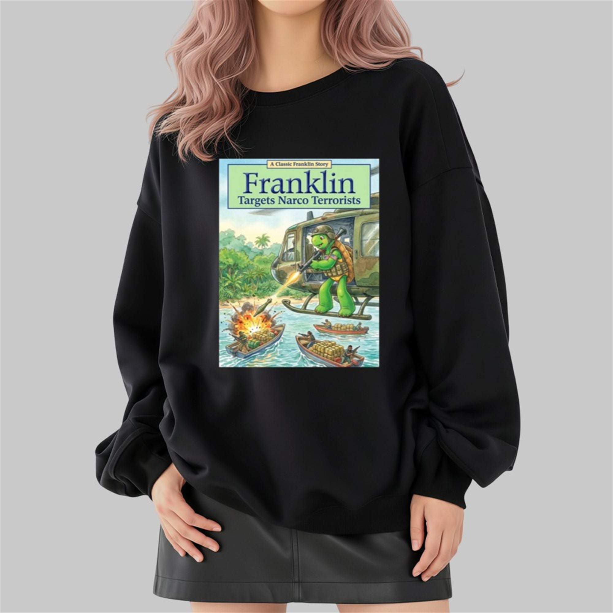 Pete Hegseth Turtle Franklin Target Narco Terrorists Shirt 4 Pete Hegseth Turtle Franklin Target Narco Terrorists Shirt 2 4