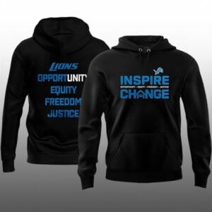 2026 Lions Inspire Change Freedom Justice Hoodie 1