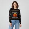 Queens Coach Grant Leonard Gangsta Wrapper Christmas Ugly Sweater 3