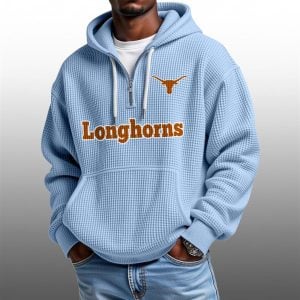 2026 Longhorns Waffle Zip Hoodie 1
