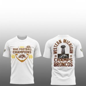 0 2025 Western Michigan Football Myrtle Beach Champions Shirt 1