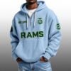 Rams EST 1893 Half Quarter Zip Waffle Hoodie 3